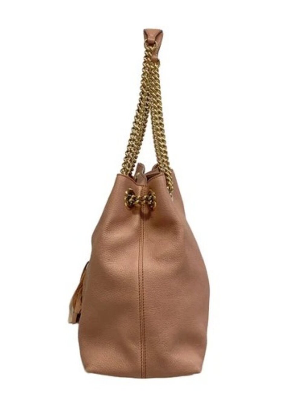 GUCCI Soho 308982 Pink Beige Leather Tote Bag - Picture 4 of 15